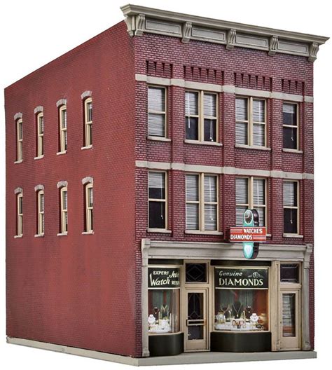 Walthers Cornerstone HO Scale Building/Structure Kit Jewelry Store | Ho ...