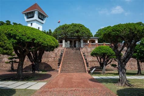 Watchtower at the Tainan Fort Zeelandia in Tainan, Taiwan. Stock Photo ...