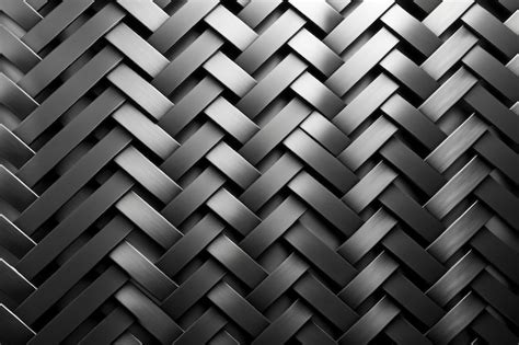 Premium AI Image | a black background with a silver metal pattern that has a black background.