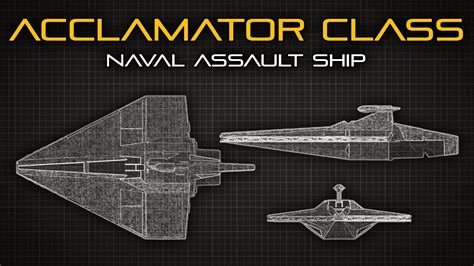 Star Wars: Acclamator Class Assault Ship - Ship Breakdown - YouTube