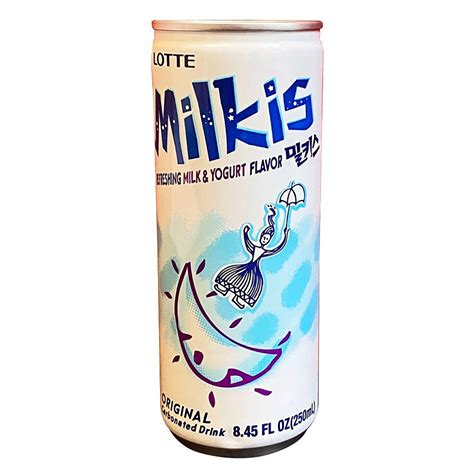 Lotte Milkis Drink Can Original Flavor 8.45oz | Drinks, Lotte ...