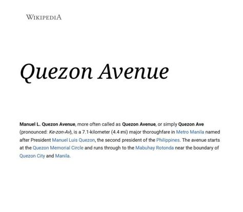 Quezon Avenue : r/Filestar