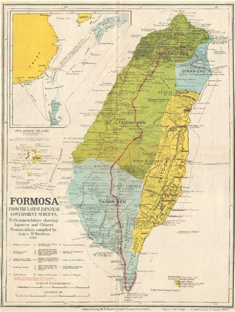 Formosa from the Latest Japanese Government Surveys. With nomenclature ...