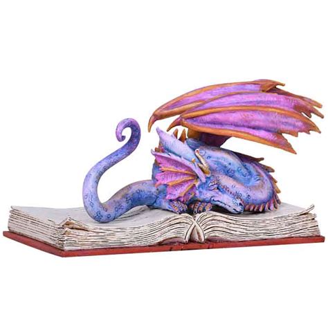 Book Wyrm Dragon Statue - CC12626 - Medieval Collectibles