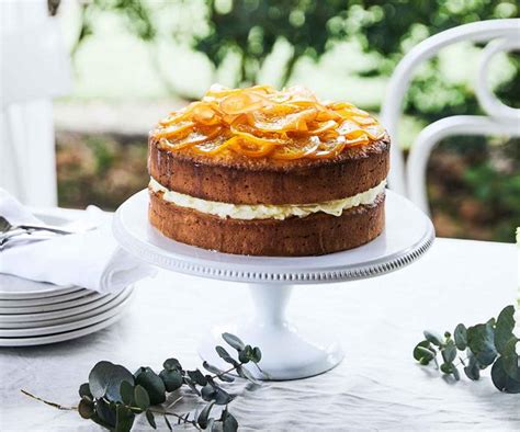 Mandarin cake recipe with mascarpone & lemon curd | Country Style