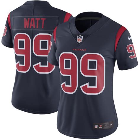 Women's Nike J.J. Watt Navy Houston Texans Color Rush Limited Jersey