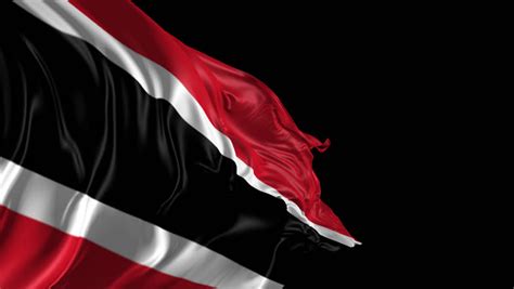 Flag of Trinidad Beautiful 3d animation of… - Royalty Free Video