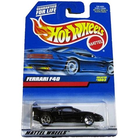 Hot Wheels Ferrari F40 1999 #1003 W/5spokes - Walmart.com - Walmart.com