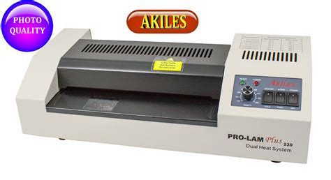 Akiles Prolam Plus 230 Photo Pouch Laminator Laminating Machine 9.1 ...