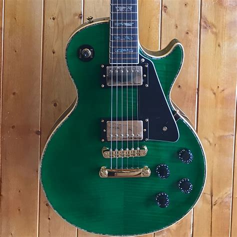 Wolf WLP 750T Electric Guitar - Trans Green (no case) | Reverb