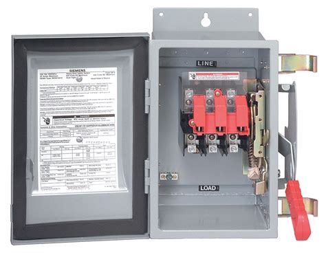 SIEMENS, Fusible, 200 A, Solar Safety Disconnect Switch - 30J351|HF364PV - Grainger