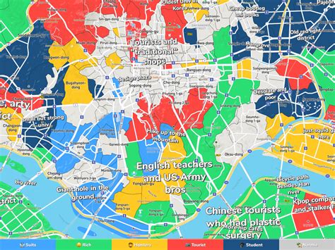 Seoul Neighborhood Map