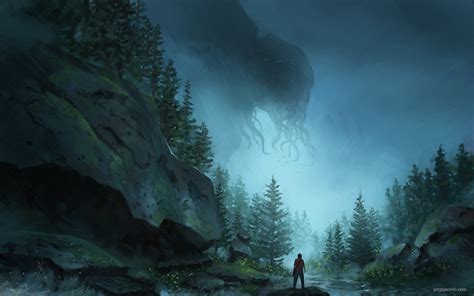 Cthulhu, H. P. Lovecraft, fantasy art, artwork, HD Wallpaper | Rare Gallery