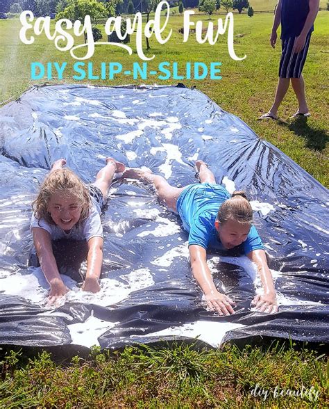 How to Make a DIY Slip-N-Slide (Summer Fun for Kids) - DIY Beautify ...