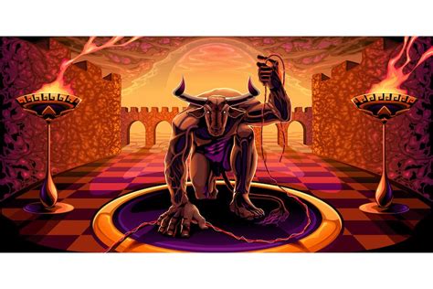 Minotaur in the Labyrinth - Design Template Place