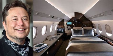 Inside Elon Musk's first-ever private jet, the $26 million Dassault ...