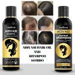 Buy Eneeva adivasi hair oil and shampoo| castor oil |almond oil dandruff free shampoo Combo ...