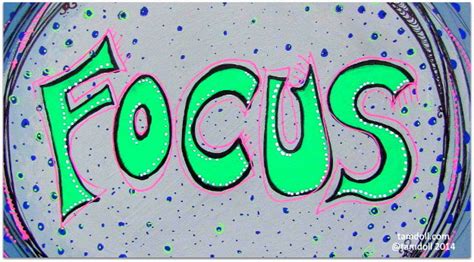 Word of the Year is Focus | tamdoll's workspace