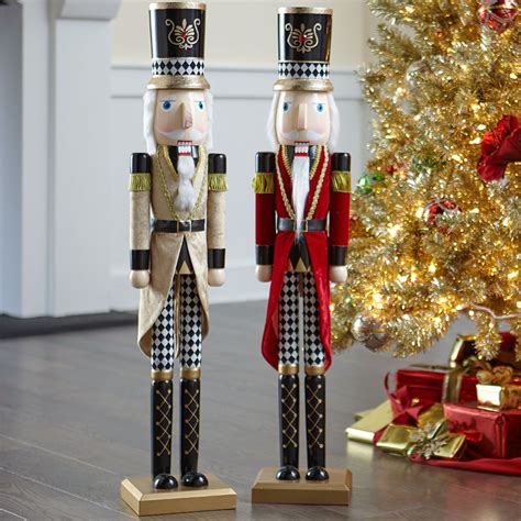 Wooden Nutcracker| Indoor Christmas Décor | Brylane Home | Nutcracker ...