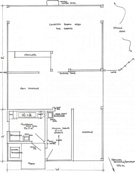 Blueprint for a goat milking facility | Goat milking, Goat milking ...