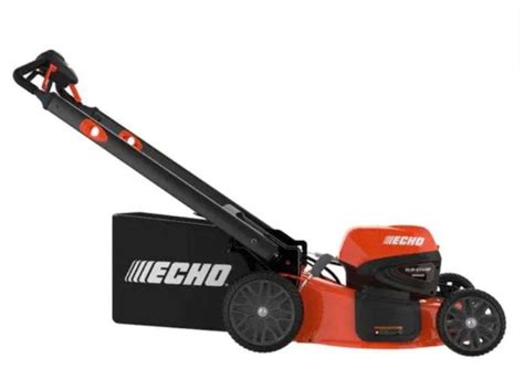 Echo eFORCE 56V 21 in. Cordless Battery Walk Behind Self-Propelled Lawn Mower with 5.0Ah Battery ...