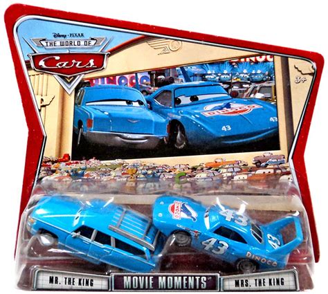 Disney Pixar Cars Movie Moments Mr. Mrs. The King 155 Diecast Car 2 ...