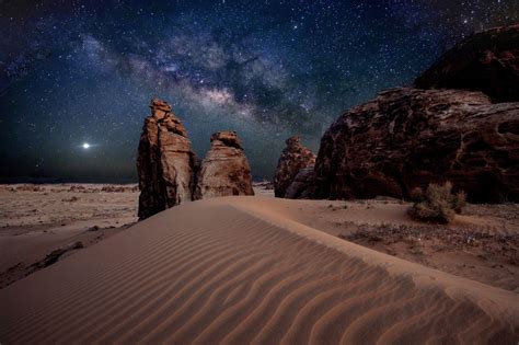 Desert Milky Way Wallpapers - Top Free Desert Milky Way Backgrounds - WallpaperAccess