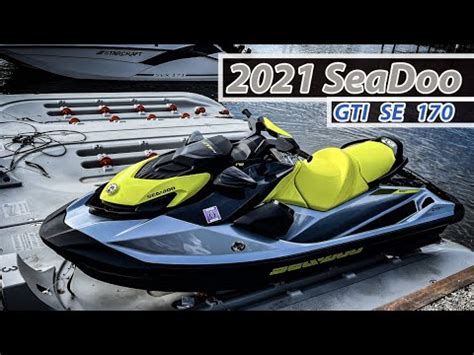 2021 Seadoo GTI SE 170 - YouTube