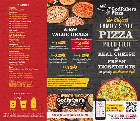 Godfather's Pizza menu in Crossville, Tennessee, USA