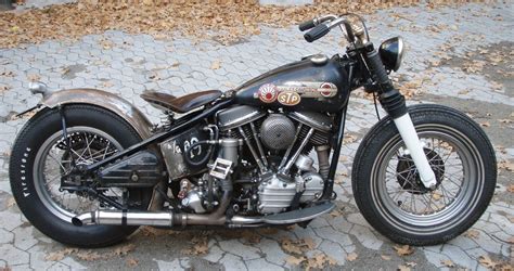 The 1949 harley panhead chopper for sale is a vintage custom harley davidson motorcycle has a ...