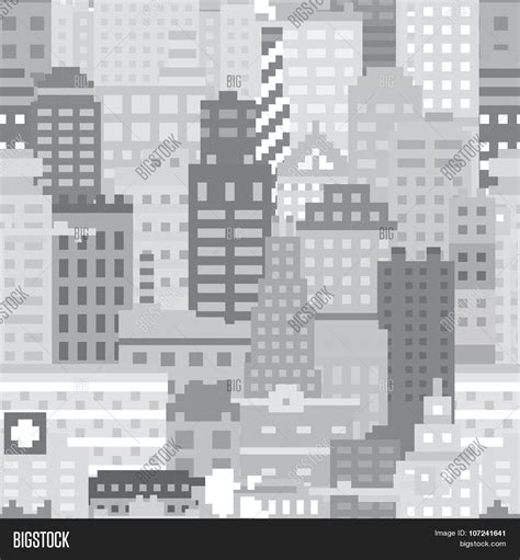 Pixel Art City Vector & Photo (Free Trial) | Bigstock