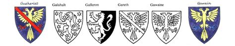 Arthurian Heraldry Clipart