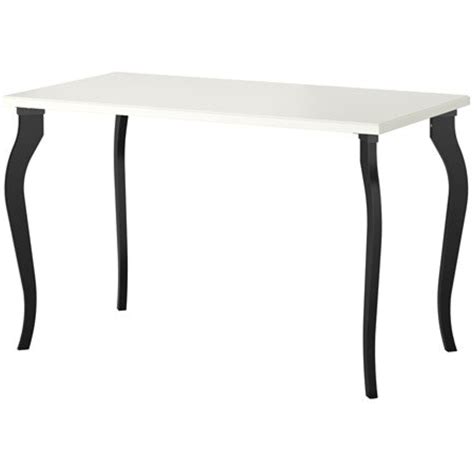 Ikea Computer Table, white top, black legs 47 1/4x23 5/8 ", 10202.14238.218 - Walmart.com ...