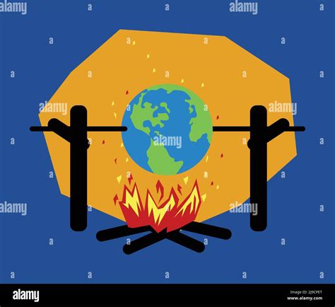 Global warming clip art Stock Vector Image & Art - Alamy