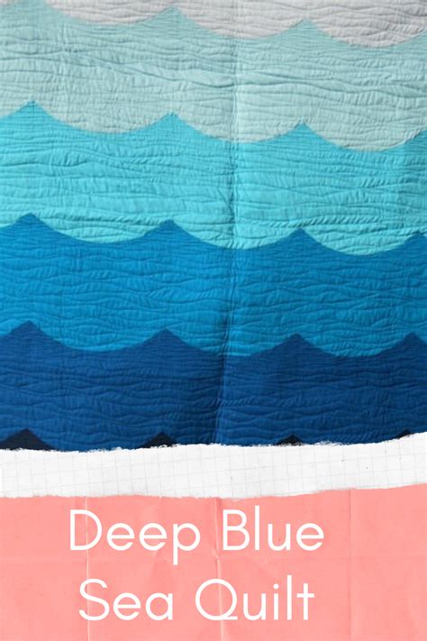 Deep Blue Sea Quilt | Sea quilt, Blue sea, Quilts