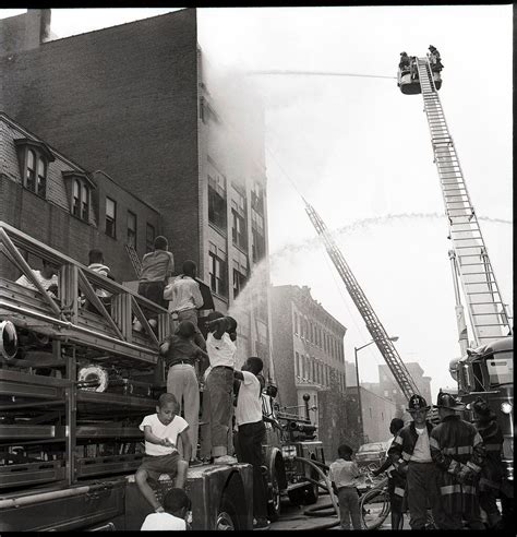 3 alarms were sounded for FDNY Box 33-1547 for this building fire at 66 West 132nd Street in ...