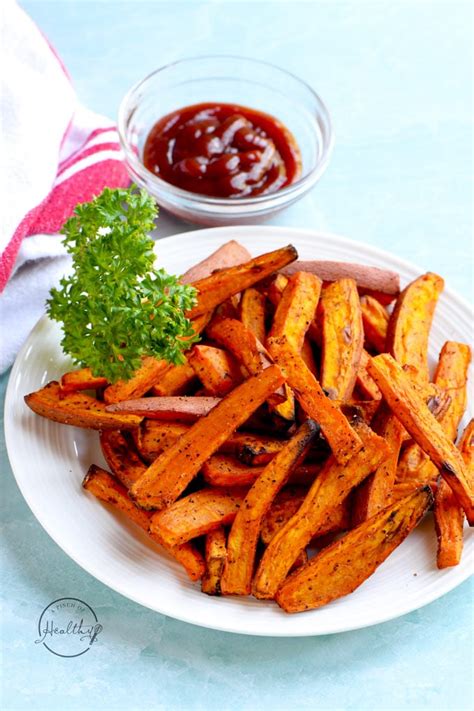 Simple Air Fryer Sweet Potato Fries Recipe - A Pinch of Healthy