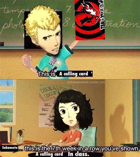 RYUJI, ONCE WAS ENOUGH. | Persona 5 memes, Persona 5 anime, Persona 5