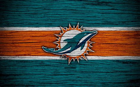 Download wallpapers Miami Dolphins, NFL, American Conference, 4k ...