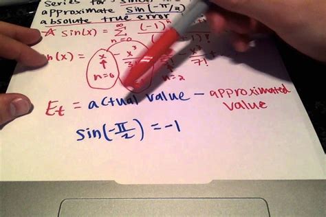 Approximation with Taylor Series Example 2 - YouTube