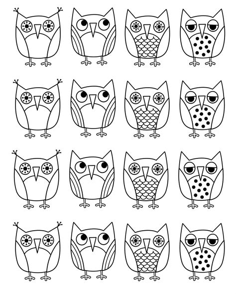 owl-coloring-pages-1 - Coloring Kids