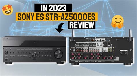 Sony ES STR-AZ5000ES 11.2 Channel 8K Home Theater Receiver Review - YouTube