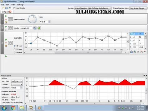 Adjust PC Sound Output with Equalizer APO - MajorGeeks