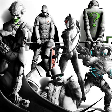 Batman Arkham Characters Collage by Emlahay on DeviantArt