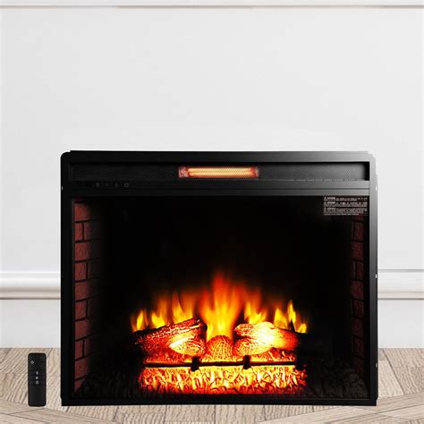 UbesGoo 26" Embedded Electric Fireplace Heater,Flame Electric 1500W ...