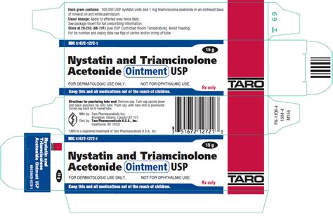 Nystatin And Triamcinolone Acetonide Ointment Nystatin And Triamcinolone Acetonide Information ...