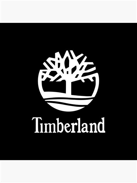 "white timberwood logo" Poster for Sale by justin6144 | Redbubble