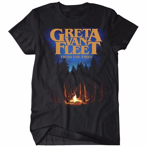 Greta Van Fleet T Shirt From The Fires Edition New Tee Mens S 3XL-in T-Shirts from Men's ...