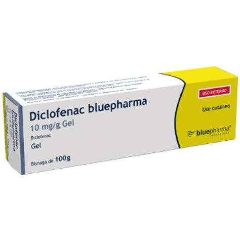 Diclofenac Bluepharma 10 mg/g 100 g gel – Farmácia Virtual