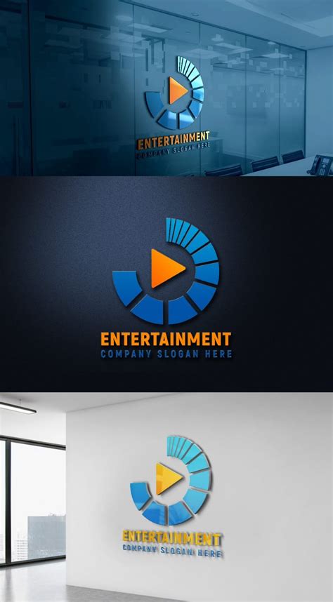 Media Entertainment Logo Design – GraphicsFamily